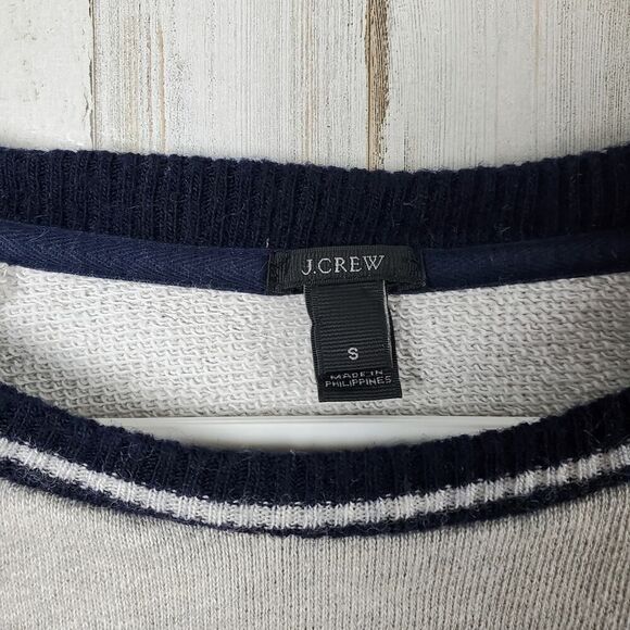 J. Crew Sweatshirt Gray Size Small - Picture 3 of 7